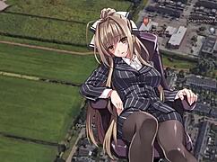 THE OFFICE LADY WORKS HARD!