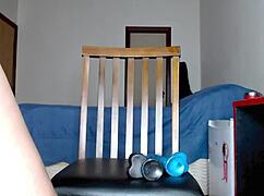 Latina slut takes double penetration in her holes.