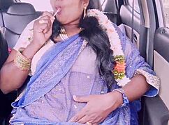 Beautiful Indian Housewife Shares Romantic Moments With Car Driver In Telugu
