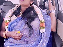 Beautiful Indian Housewife Shares Romantic Moments With Car Driver In Telugu