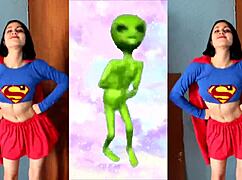 epic sax guy dances against a girl gamer in this viral video