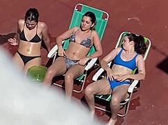 Neighbors sunbathe intensely on the terrace part 2