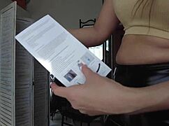 Tan Taly sex doll with code Mariarya interacts with toys.