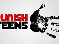 Petite teen gets impaled on monster cock