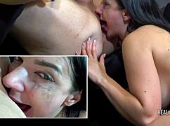 Lady pornstar engages in rimming with the gang in detailed scene