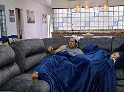 Mi Madrastra Me Enseña Cómo Cogerme A Mi Novio With Hardcore Lesbian Threesome.