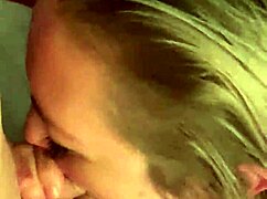 me cumming on gf's big tits and face