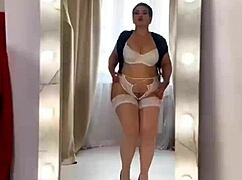 Big-Ass Milf Awaits Her Stepson Eagerly