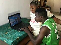 emris fucks quinn hardcore with cum on big ebony ass