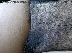 Wow, my stepmom showed me her hairy pussy for my birthday! 😍