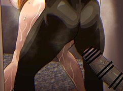 Blonde slut inoue orihime uses condom