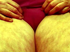 dawnskye1962 flaunts curvy mature ass and hairy pussy