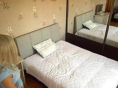 oh yeah, that cheating blonde wife moans so loud in doggystyle quickie