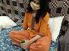 Pakistani Stepdaughter Caught with Cucumber Then Screwed by Stepfather in Shocking Twist