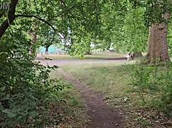 Cruising trails at Clapham Common public toilets in June 2025