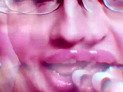 The nude goddess chick with lipstick and glasses makes you incredibly hot.