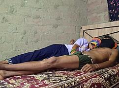 Hot indian step siblings having assplay in bathroom