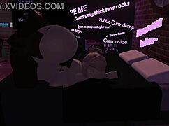 street whore gets pounded by monster cock in roblox action