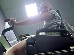 WATCH this TEEN SQUIRT EXTREMELY in the GYM!