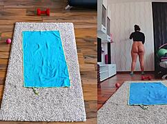 Unleashing Sensual Side In Dual Cam Naked Yoga