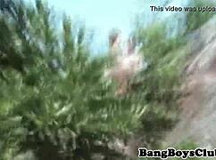 euro amateur assfucked bareback outdoors