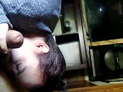 Young Slut Gets Face Fucked in Blowjob Session!