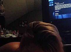 Giving A Handjob And Blowjob