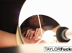 Taylor Vixen Masturbates In Hotel Room.