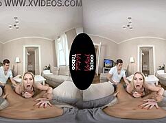 Latina Blonde Anal Striptease Adventure