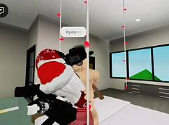 Foda Natalina Com Duas Mães Noel No Brookhaven - Roblox