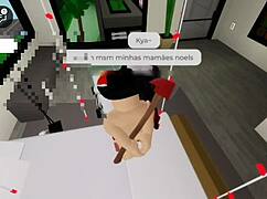 Foda Natalina Com Duas Mães Noel No Brookhaven - Roblox