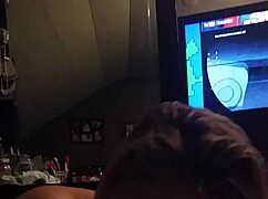 Giving A Handjob And Blowjob