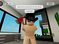 Foda Natalina Com Duas Mães Noel No Brookhaven - Roblox