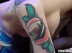 Blonde Leya Falcon Plays With Toys On Trans Cutie Autumn Rains