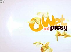 Busty Blonde Amaris Squirts Streams Over Herself