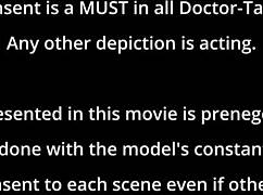 I had my first gyno exam with dr tampa, spreading my pierced nipples and small 18+ tits backstage