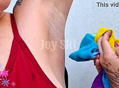 wow, step sister shaving my armpits got me so damn hot!