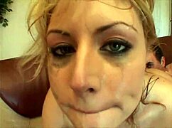 Busty Blonde Babe Facefuck By Three Huge Dicks Extreme Deepthroat Throat Foursome Sloppy Blowjob Hardcore Face Fucking Full Hd Remaster Teaser