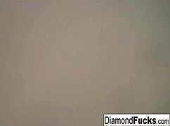 Diamond Gets Wet And Wild In The Shower