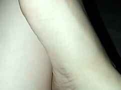 Feel my barefoot slut feet in the dark!