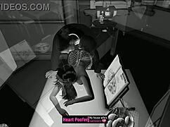 Polka Dots In The Kitchen With Fun Cartoon Sex