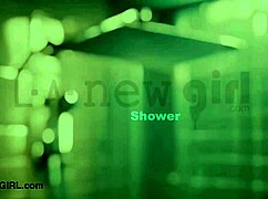 sweet asian beauty took a shower