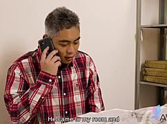 큰 가슴 중국 베이브 진바오나 깊게 박히고 쿤닝거스