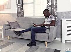 Her boyfriend found out about her deepthroat with long hair and tattooed pussy