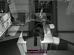 Polka Dots In The Kitchen With Fun Cartoon Sex