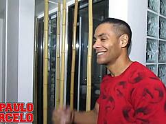 i walked into the wrong bathroom and sucked a dirty latina teen's tits and cock.