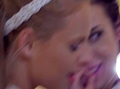 Three Sexy Lesbian Ladies End Photoshoot with Passionate Sex