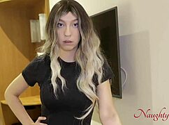 my step-mom personally ensures school success 😏 with big cock roleplay