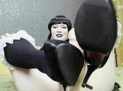 Joi Sexy Goth Wednesday Addams Rewards You With Shoejob And Then Sucks You Off Until Orgasm