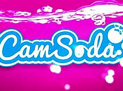 Ebony Kira Noir Plays with Dildo on Webcam